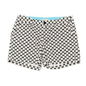 Merona Women's 100% Cotton Flat Front Chino Black, Gray & White Shorts Size 4